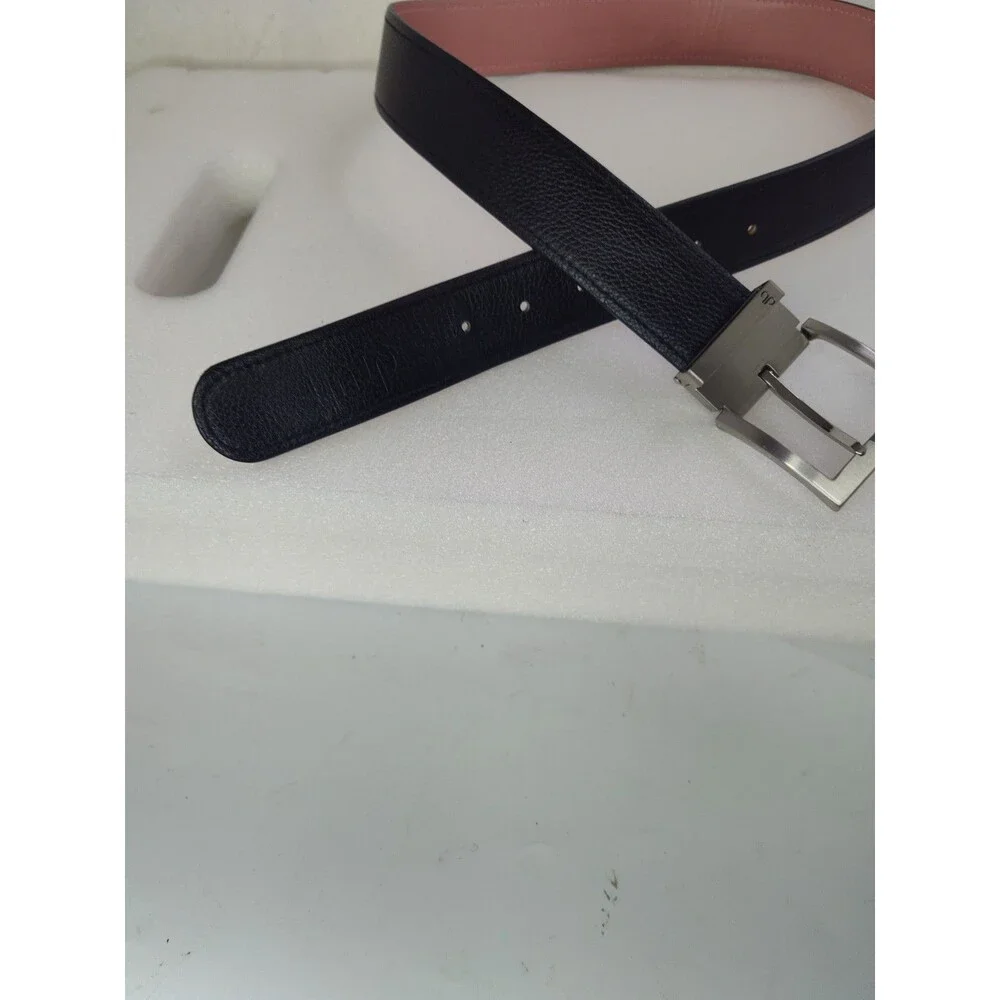 DRUH Mens Black Leather  Belt Size 30